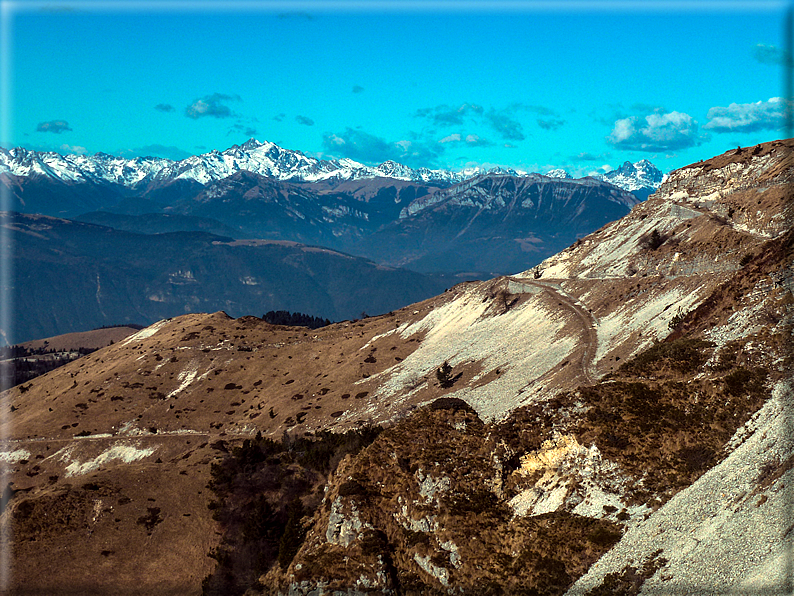 foto Salita dal Monte Tomba a Cima Grappa